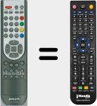 Replacement remote control for LT 220 HD
