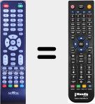 Replacement remote control for NLD-3210