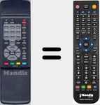 Télécommande pour remplacer Otava001