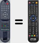 Replacement remote control for RV3610