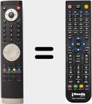 T&eacute;l&eacute;commande pour remplacer RC1800 (20453931)