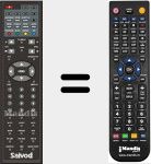 Replacement remote control for CI198DIVXTDT