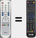 Télécommande pour remplacer TFT-30XT1