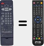 Replacement remote control for R30C17 (35031070)