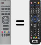 T&eacute;l&eacute;commande pour remplacer RC1241 (20128046)