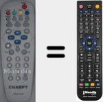 T&eacute;l&eacute;commande pour remplacer YKQ51T3N8