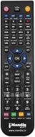 Replacement remote control SCHNEIDER DVD919 DVB-T