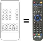 Télécommande équivalente SEC2475