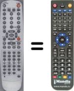 Télécommande équivalente Goodmans SEC15386