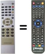 Télécommande équivalente Techwood SEC15308