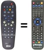 Télécommande équivalente SEC0513