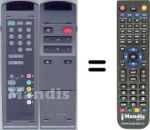 Télécommande équivalente WHV5165