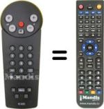 Télécommande équivalente SEC0315