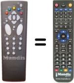 Télécommande équivalente SEC2792