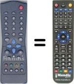 Télécommande équivalente WHV5980