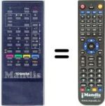 Télécommande équivalente Toshiba WHV7802