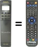 Télécommande équivalente SEC2855