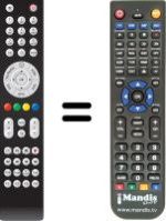 Replacement remote control WHV12494W