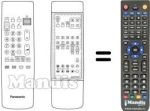 Télécommande équivalente HVS54356