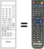 Télécommande équivalente HVS54372