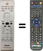Télécommande équivalente HVS59568