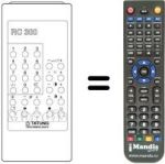Replacement remote control 01-02873