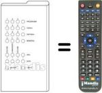 Télécommande équivalente 0521-97