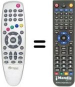 Télécommande équivalente Metronic ZAPBOX EASY 2