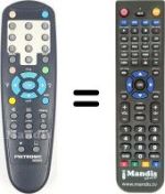Télécommande équivalente Metronic 441593