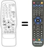 Télécommande équivalente Sinudyne SV 10224