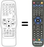 Télécommande équivalente Schaub Lorenz SL 0020