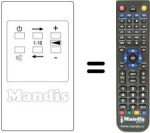 Télécommande équivalente 105-018A