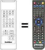 Télécommande équivalente 105-042E