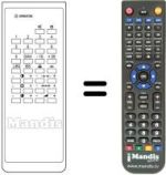 Télécommande équivalente 105-045G