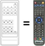 Télécommande équivalente 105-045H