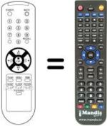 Télécommande équivalente 105-210A / J