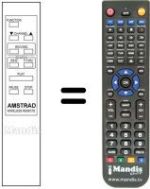 Télécommande équivalente WIRELESS REMOTE