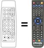 Replacement remote control 15 T 4