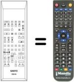 Télécommande équivalente 160.00154.00