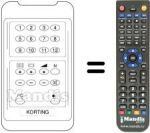 Replacement remote control 18168