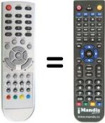 Télécommande équivalente Imperial 19 SAVERIUS