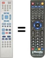Replacement remote control RC 2521