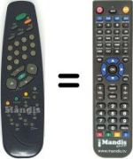 Replacement remote control Vestel 3240