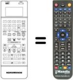Télécommande équivalente V 1505 K
