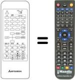 Télécommande équivalente 290P-014A5