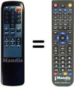 Télécommande équivalente 300 TS 011
