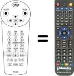 Télécommande équivalente 3128 147 10871