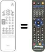 Télécommande équivalente RC 7976 / 00