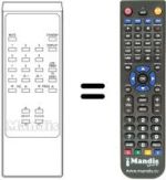 Télécommande équivalente Inno Hit TVC 720