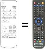 Replacement remote control 37SYCE-5